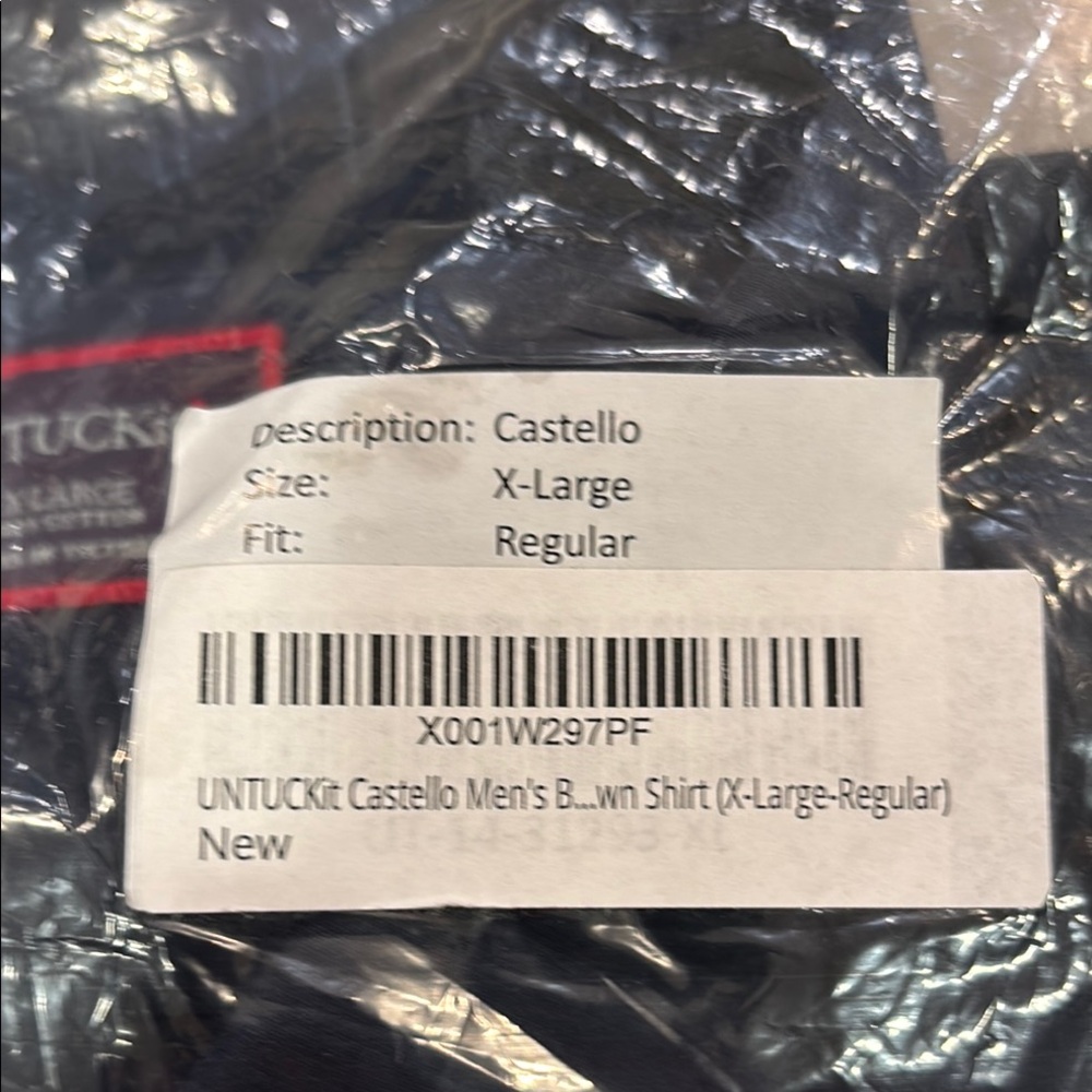 UNTUCKit Castello Men's Brown Shirt
